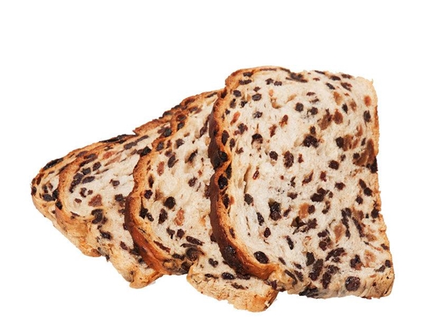 Krentenwegge plak (zonder boter)