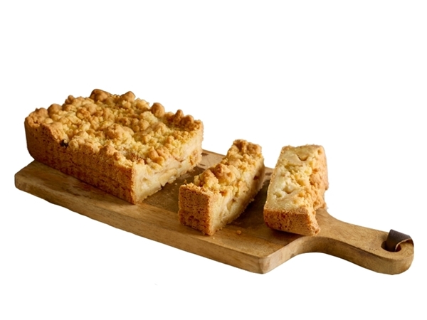 Apple crumble taartje ongebakken